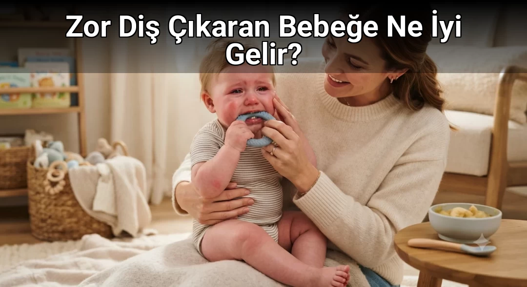Zor Diş Çıkaran Bebeğe Ne İyi Gelir?